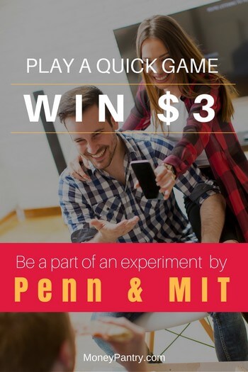 Win $3 in Cash Playing a Free Online Game Created by MIT& Upenn (You Can Do  It More than Once!) - MoneyPantry